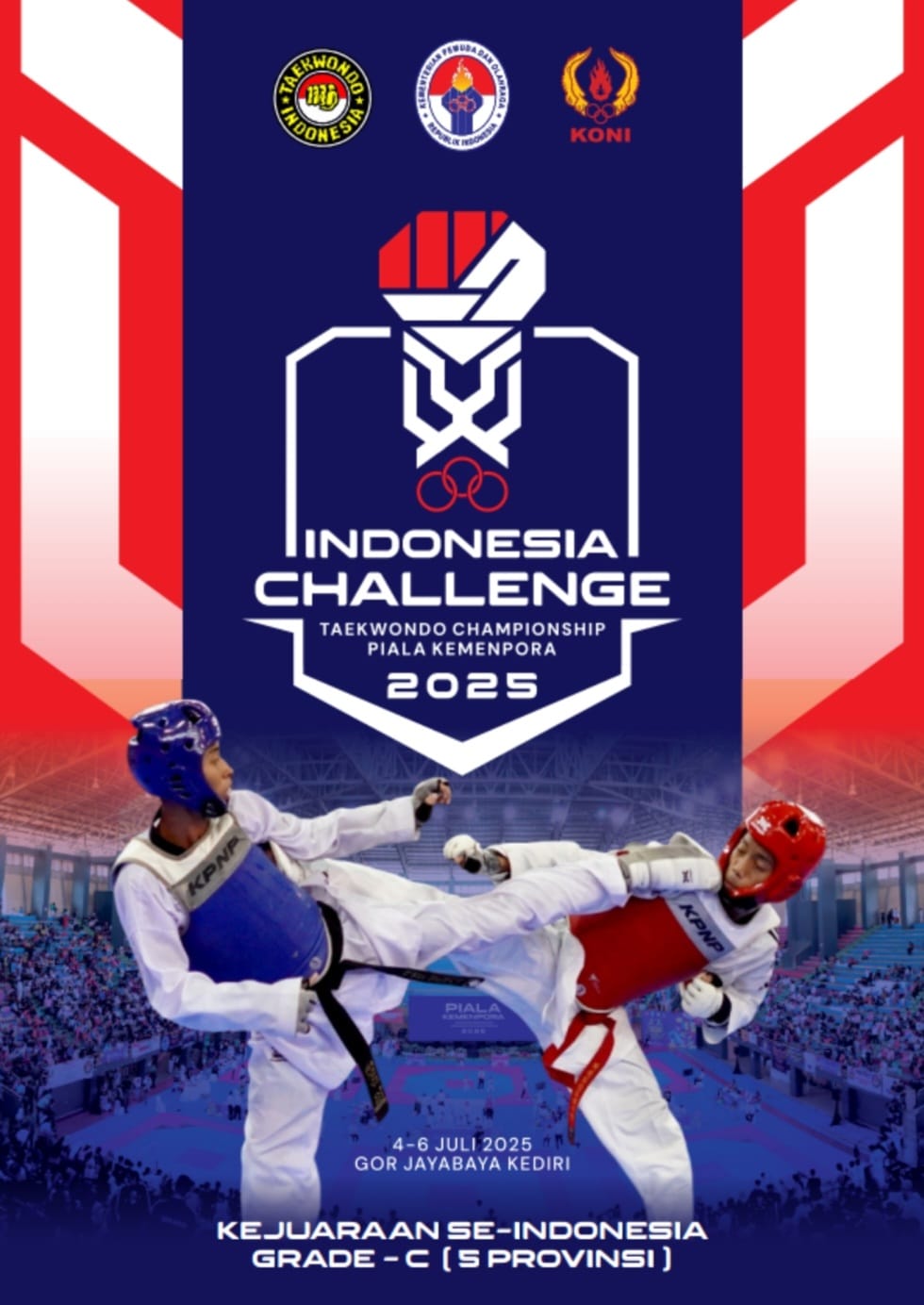 Ajang Pertarungan Prestasi Taekwondo di Tanah Air Taekwondo Indonesia Dojang grahatirtabantul